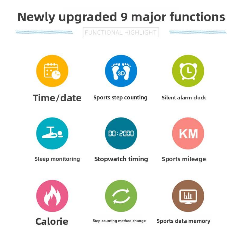 Fitness Vibration Alarm Wristband