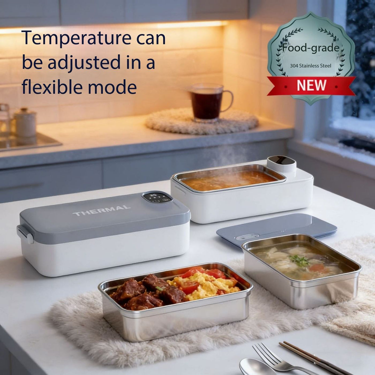 Rechargeable Heated Lunch Box