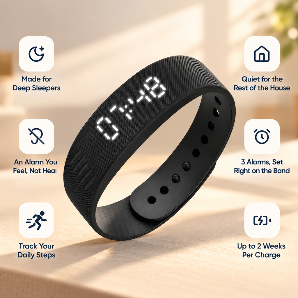 Fitness Vibration Alarm Wristband