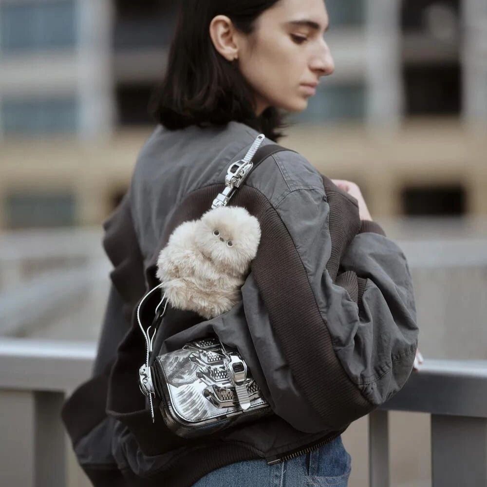 Cute Interactive Robot Bag Charm