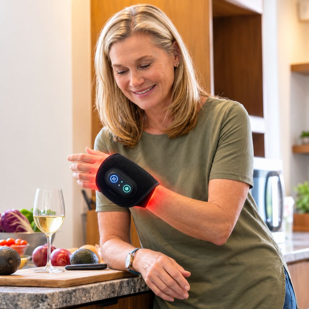 Wrist Relief: Heat & Light Therapy