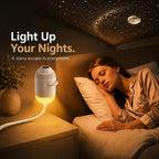 2 IN 1 Galaxy Starry Night Light
