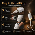 2 IN 1 Galaxy Starry Night Light