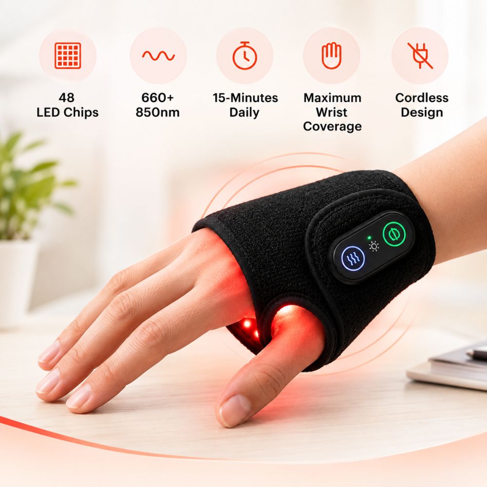 Wrist Relief: Heat & Light Therapy