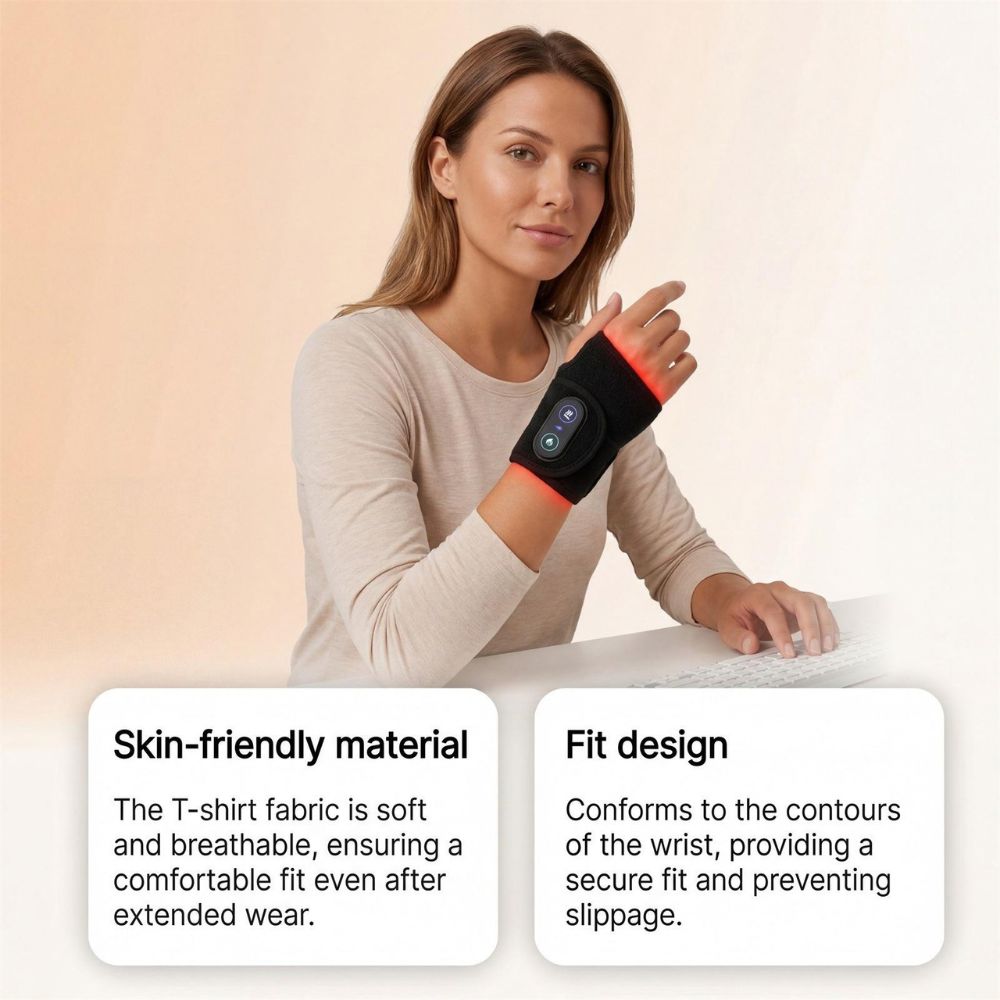 Wrist Relief: Heat & Light Therapy